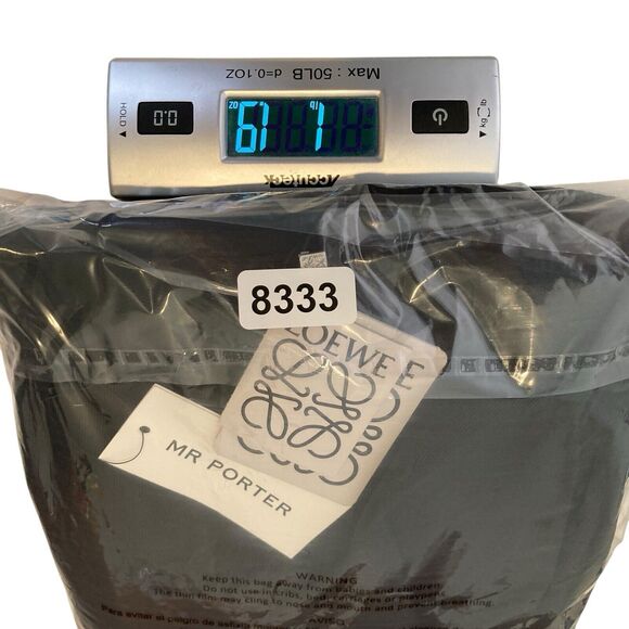 LOEWE Womens XXL High Waisted Tapered Zip Button Hem 100% Wool Trouser Pants NWT - Picture 13 of 14